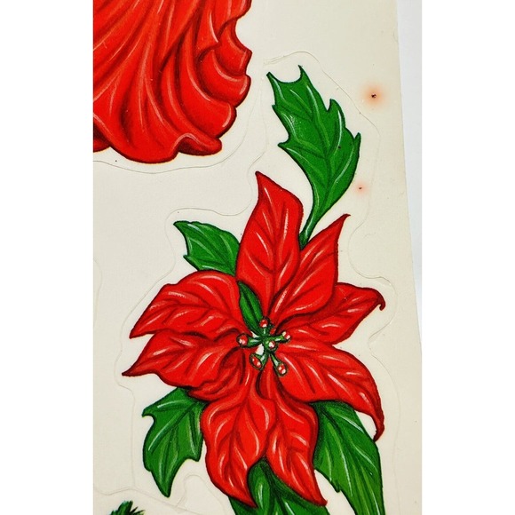 VTG Color-Clings Christmas Winter Holiday Static Cling Window Decorations 1996 - Picture 11 of 16